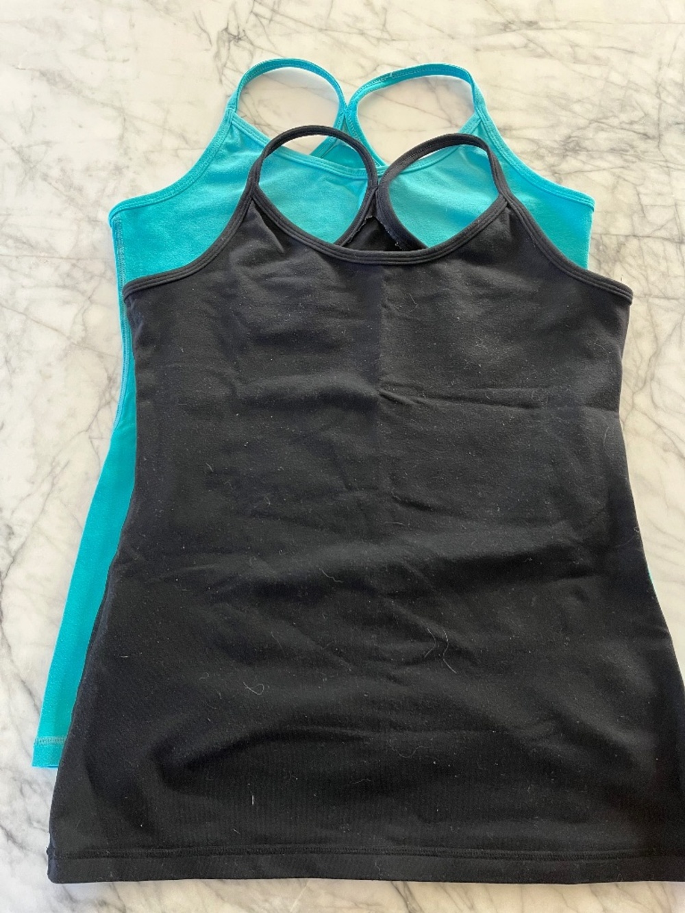 Pair of Original Lululemon Power Y Tanks Size 8